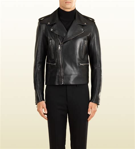 gucci leather jacket prices|Gucci jacket men's cheap.